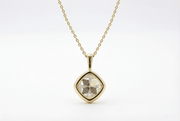 3 Carat Old Mine Cushion Cut Pendant - LGG Jewelry